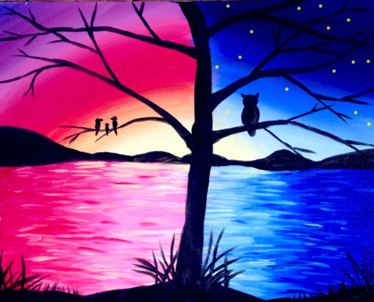 pix Dibujos A Lapiz De Paisajes De Noche A Color paisajes dibujos a lapiz faciles a