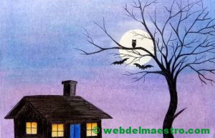 pic Dibujos A Lapiz De Paisajes De Noche A Color paisajes de noche dibujos de noche