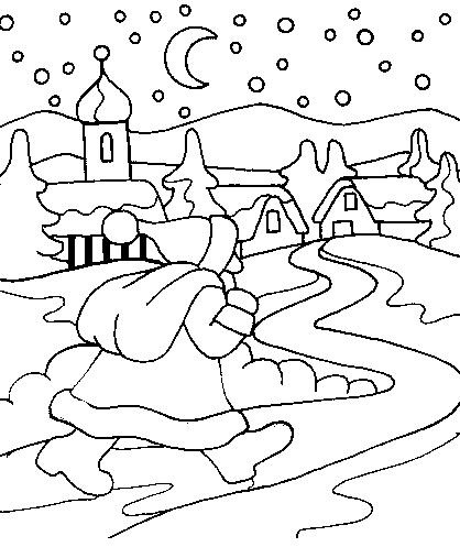 photo Dibujos De Paisajes De Noche Para Colorear la noche dibujos para colorear