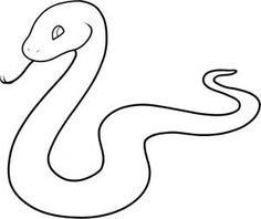 Featured image of post Easy Snake Drawing Outline
