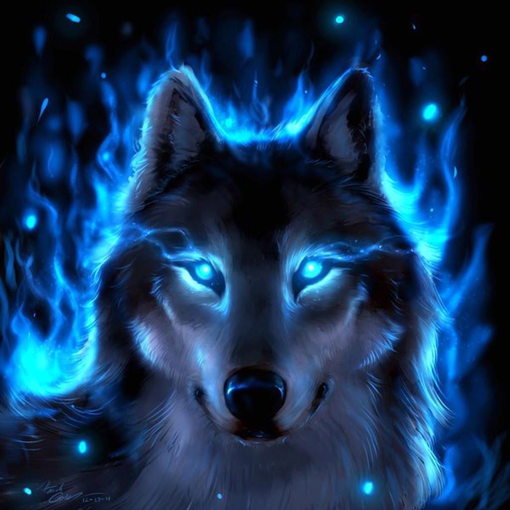 Featured image of post Fire Galaxy Blue Wolf Wallpaper