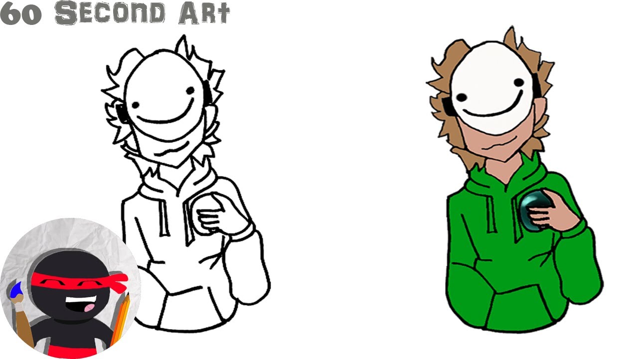 Featured image of post How To Draw Dream Minecraft Easy