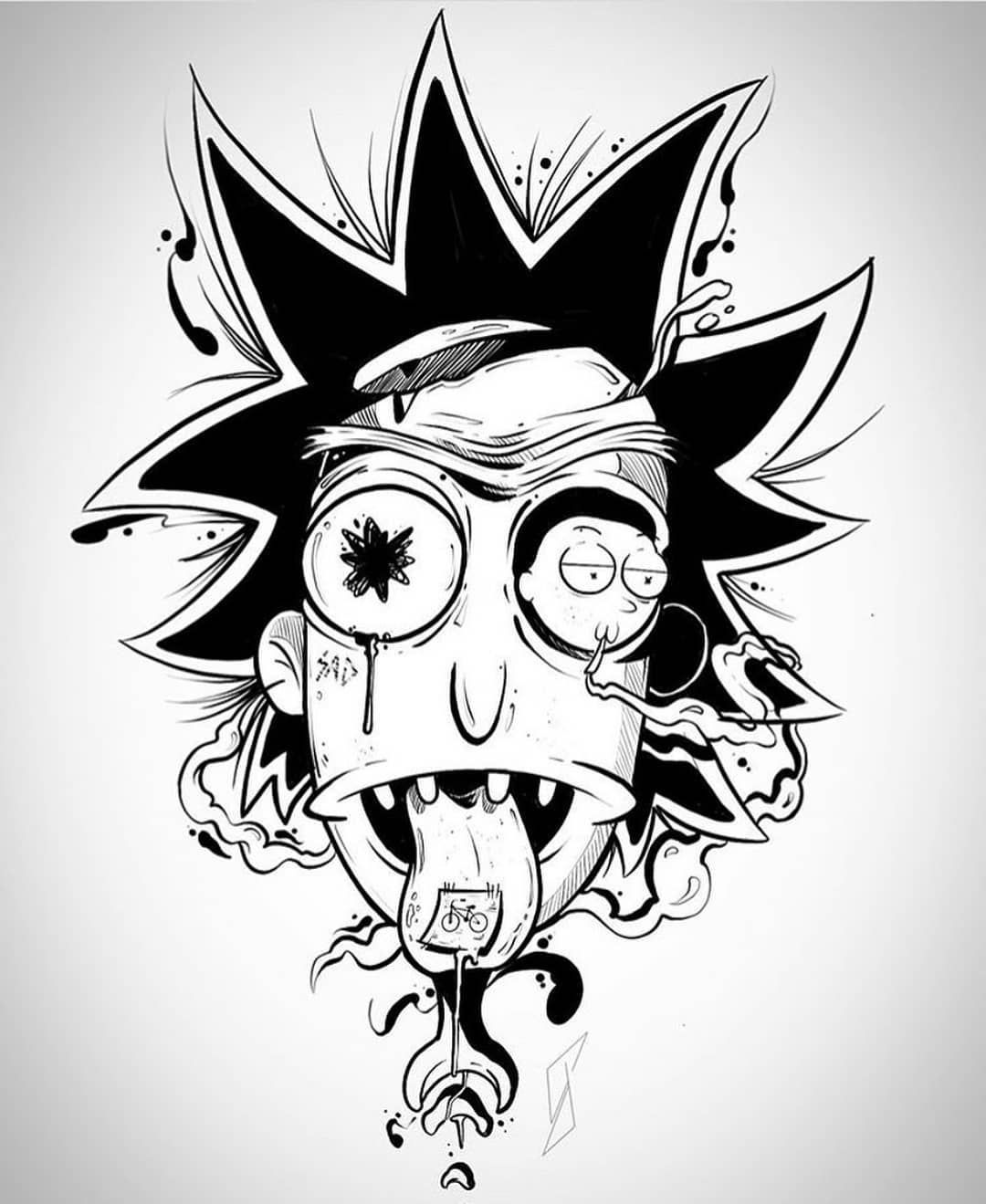Featured image of post Rick And Morty Drawings Cool