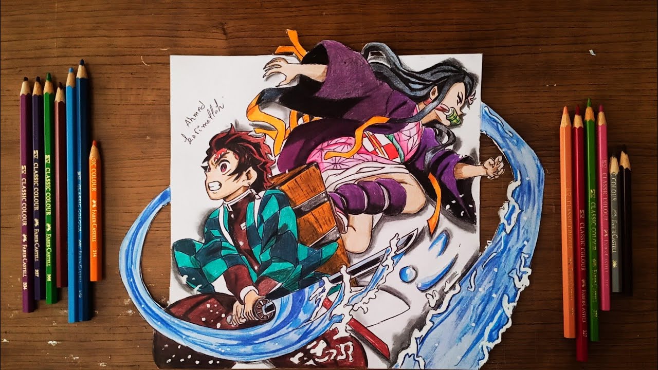 Featured image of post Tanjiro Nezuko Tanjiro Demon Slayer Drawing Easy